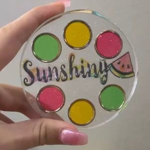 ☀️Sunshiny ☀️ Handmade Coaster